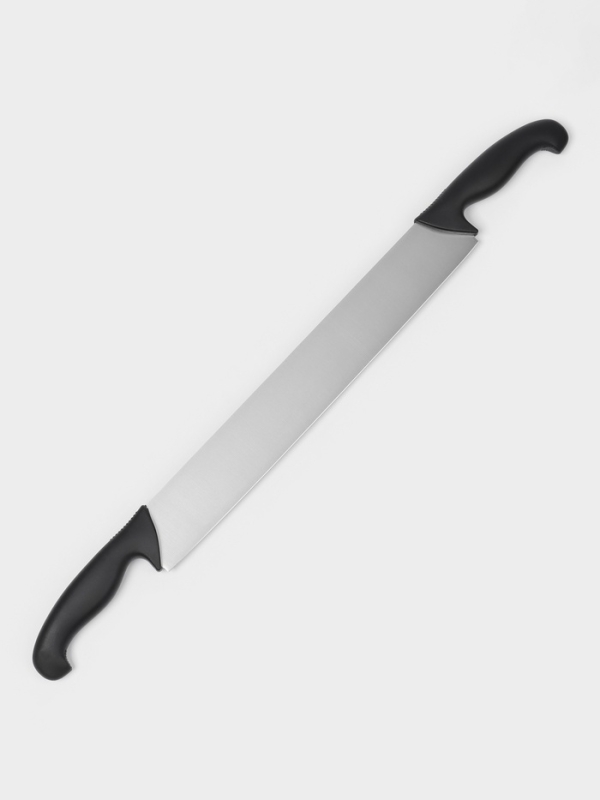 Нож для сыра с двумя ручками, лезвие 36,3 см, черная ручка