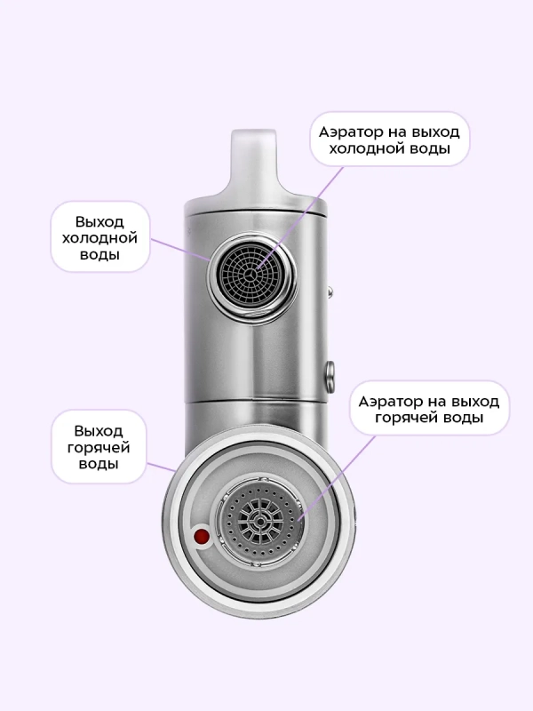 Водонагреватель проточный КТ-6527 - 3300 Вт