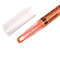 Маркер текстовыделитель 0.5-3.5 мм ErichKrause Visioline V-16 Zoom Neon, двухсторонний, оранжевый неон, чернила на водной основе