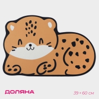 Коврик для дома Доляна &laquo;Тигр&raquo;, влаговпитывающий, 60&times;39 см