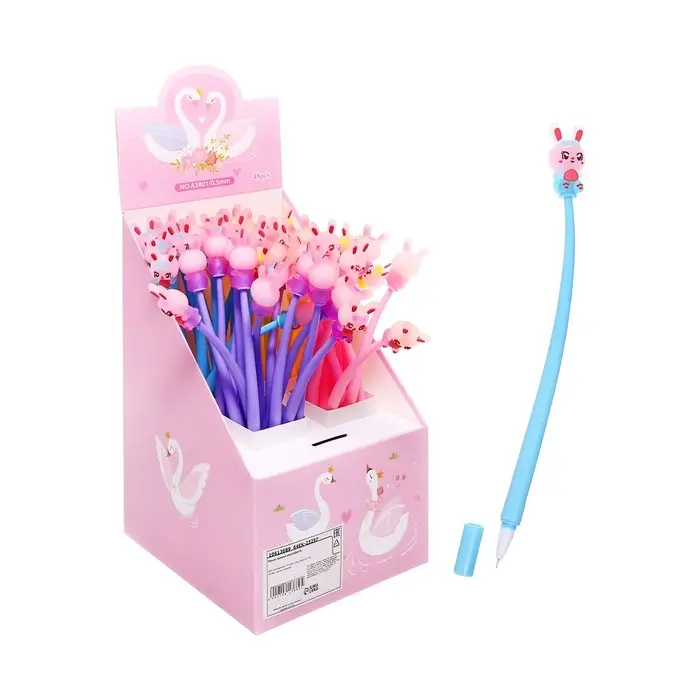 Ручка - прикол гелевая &laquo;Зайка&raquo;, синий стержень, МИКС