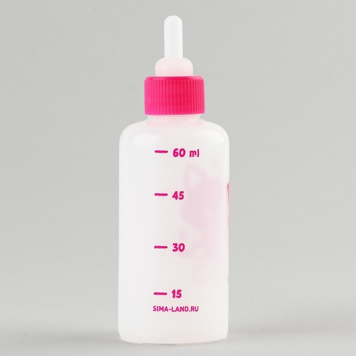 Набор для вскармливания &laquo;Пушистое счастье&raquo; для котят, бутылочка 60 мл, ёршик, соски