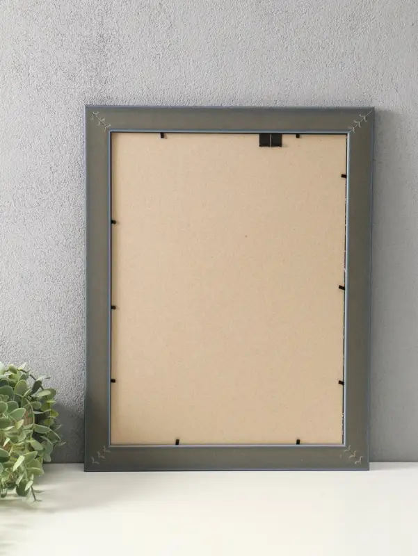 Фоторамка для фото 30х40 см "Luxe Elegance" пластик, чёрный, (пластик экран)