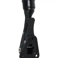 Фиксатор дверной LOCKLAND &ldquo;козья ножка&rdquo;, с автоподъемом, цвет черный