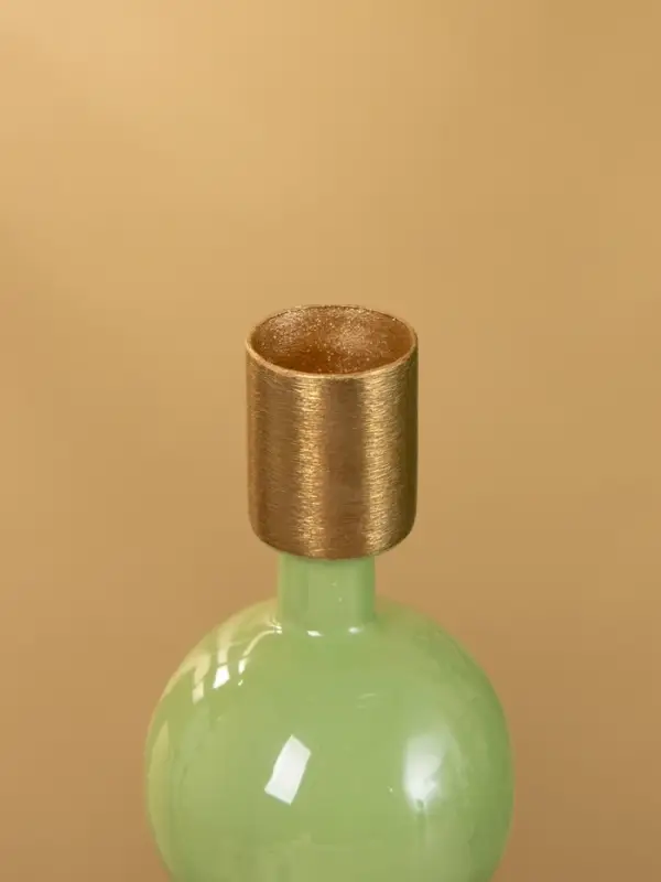 Подсвечник на 1 свечу "Кипарис" с 3 сферами 10х10х25 см