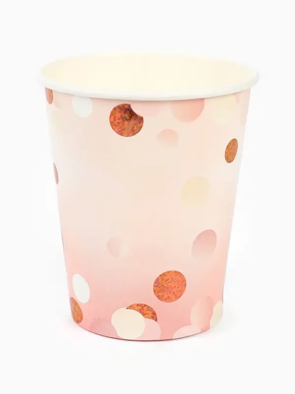 Стакан бумажный одноразовый &laquo;Розовая дымка&raquo;, 250 мл, 6 шт