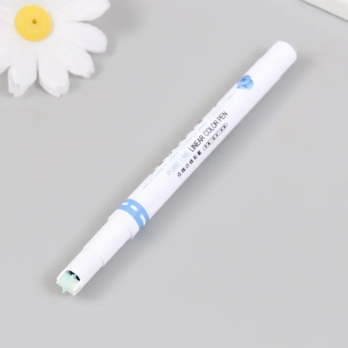 Ручка-печать роликовая для творчества "Штрихпунктирная линия" 13 см