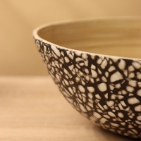 Миска 25х25х8 см +/- 1см, бамбук