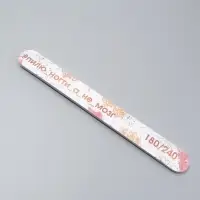 Пилка для ногтей &laquo;Пилю ногти&raquo;, прямая, 180/240 грит, 18 см, разноцветная