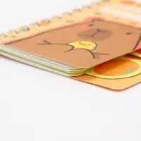 Блокнот с разделителями А7, 40 л "Капибара"