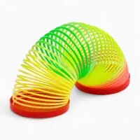 Funny toys Пружинка радуга "Новый год", цвета МИКС, d.-5см