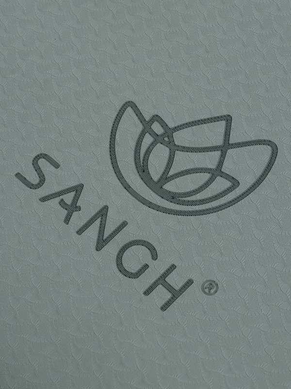 Коврик для йоги и фитнеса Sangh, 183х61х0,4 см цвет оливковый/темно-зеленый