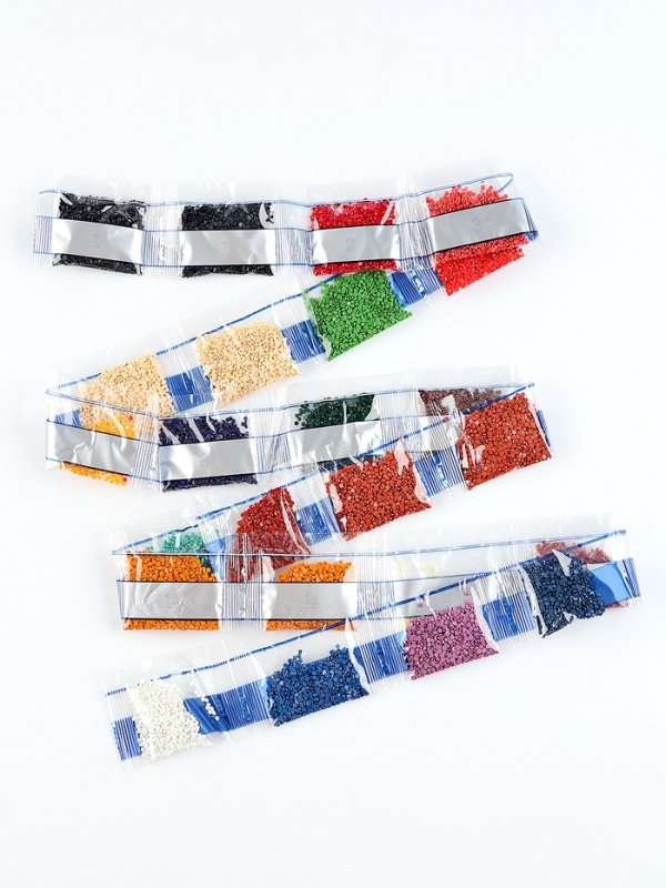 Алмазная мозаика с полным заполнением на холсте с подрамником &laquo;Витраж с оленем&raquo;, 40 х 50 см