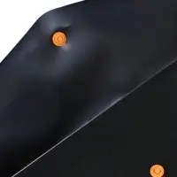 Папка-конверт на кнопке формат А4 180мкр Черная с металлизированной отделкой МИКС (шр на шт)   10843