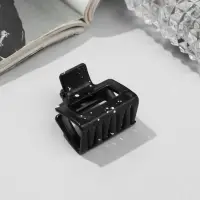 Крабик для волос &laquo;Флоранс&raquo;, 3 см, чёрный белый МИКС