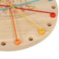 Настольная игра 2 в 1 головоломка Шнурочки + Магнитный бой