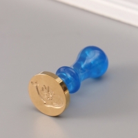 Сургучный набор "Песня кита" печать, ручка, сургуч 12,5х10х3,6 см