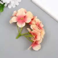 Цветы для декорирования "Гортензия" жёлтые 10х10 см