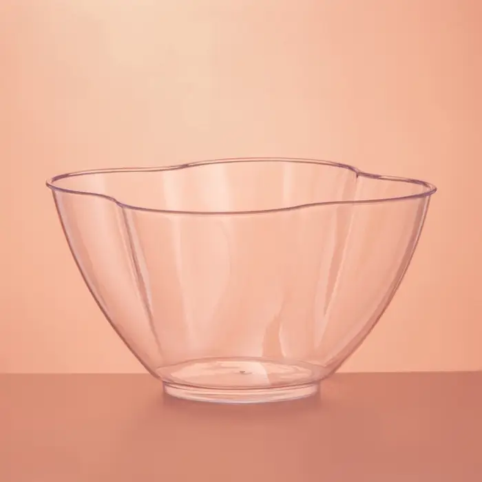 Форма пластиковая одноразовая для фуршета &laquo;Цветок&raquo;, 350 мл, прозрачная