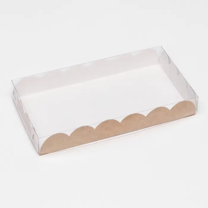 Коробка для печенья, крафт, 10.5&times;20&times;3 см