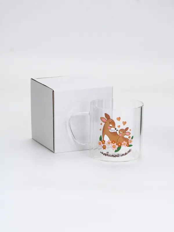 Кружка стеклянная &laquo;Любимой мамочке&raquo;, 650 мл