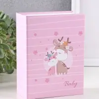 Фотоальбом "Оленята" 100ф 10X15см, ПП карм.