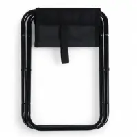 Стул туристический складной, 25 х 23 х 27 см, до 80 кг, черный