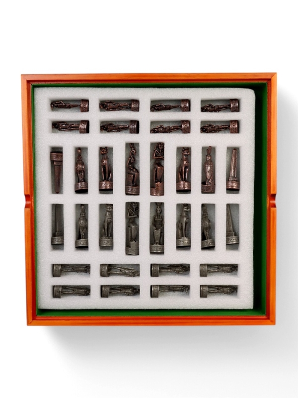 Шахматы "Древний Египет", настольная игра, 36 х 36 см, король h-8 см, пешка h-6 см