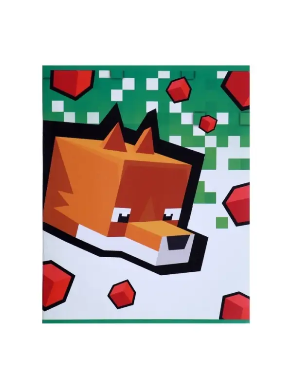 Тетрадь 48 листов в линейку Calligrata &laquo;Пиксели&raquo;, обложка мелованный картон, блок офсет, МИКС