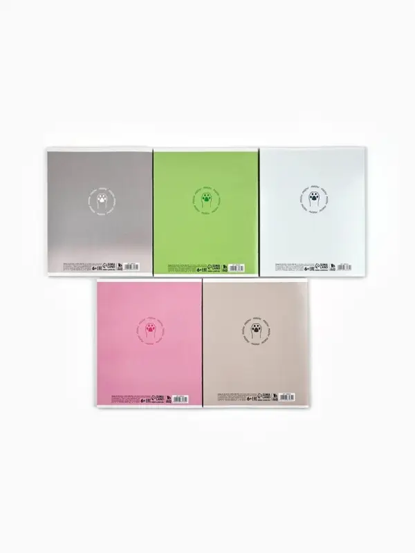 Тетрадь в клетку, 48 л., А5, на скрепке, блок №2 &laquo;Котики&raquo; МИКС