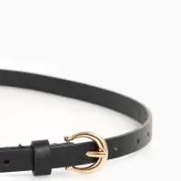 Ремень жен 02-01-01-01, Март2502, 1,3*0,3*110 см, без винта, пряж золото, 1 прокол,