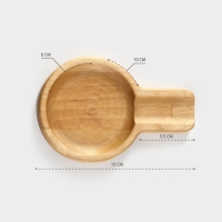 Подставка деревянная под ложку Adelica, 15&times;10&times;1,7 см, берёза