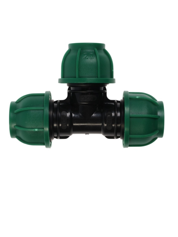 Тройник ПНД ZEIN, 20 мм, цанга