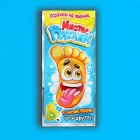 Карамель на палочке с кислой пудрой "Мистер Пяткин", ассорти, 11 г