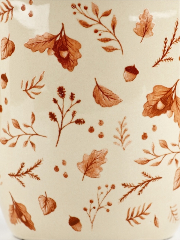 Кружка керамическая Дорого внимание &laquo;Листья&raquo;, 420 мл