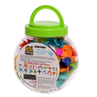 Конструктор &laquo;Забавные присоски&raquo;, 66 деталей