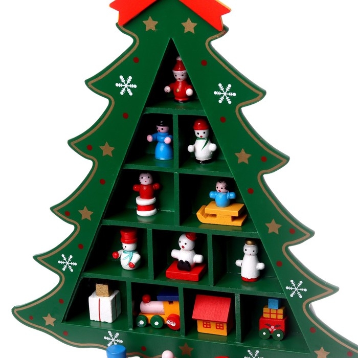 Новогодний сувенир &laquo;Ёлка с ячейками под подарки&raquo; 26 &times; 30 см