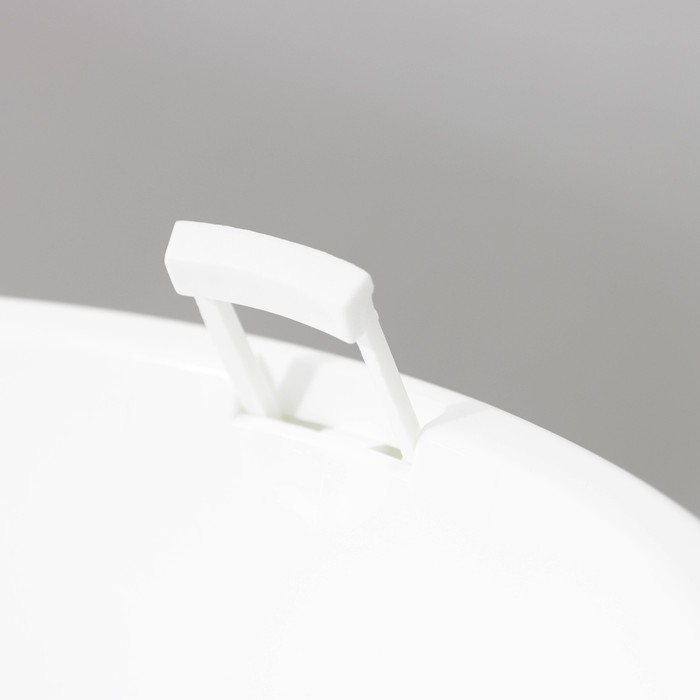 Кашпо для цветов со вставкой &laquo;Валенсия&raquo;, 5,2 л, цвет белый