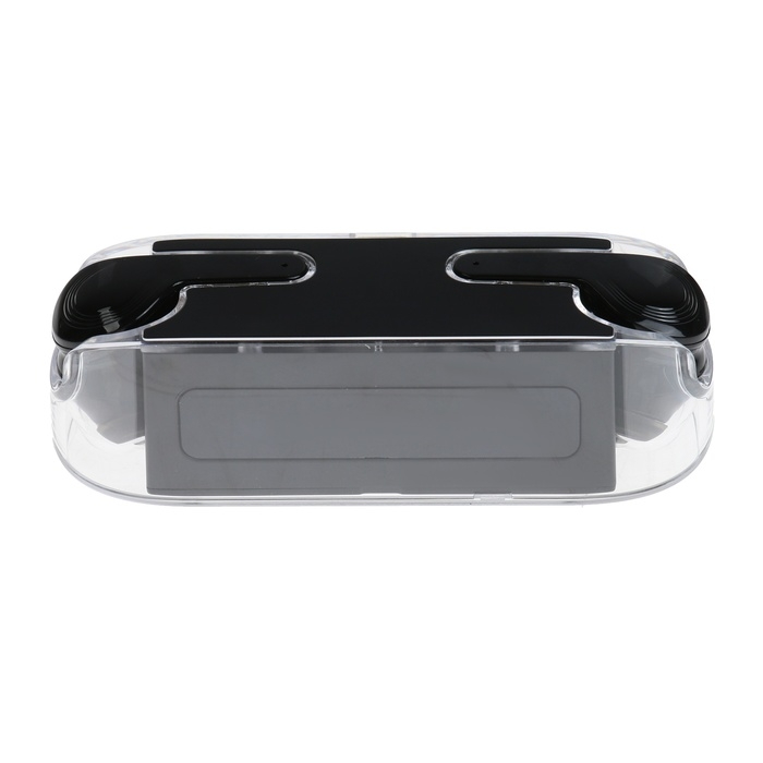 Наушники беспроводные KM12, TWS, вкладыши, BT 5.0, 30/200 мАч, прозрачные, чёрные