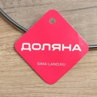 Экран от брызг Доляна, d=24,5 см, с ручкой