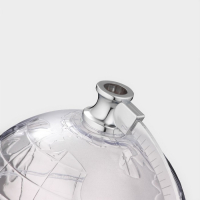 Башня пивная с воронкой &laquo;Земной шар&raquo;, 1,9 л, цвет серебристый