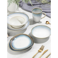 Кружка фарфоровая Magistro &laquo;Пэвэти&raquo;, 350 мл, цвет голубой