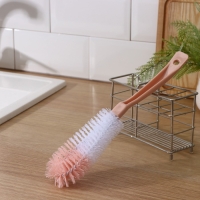 Ёршик для посуды двойной Доляна, 31&times;6 см, цвет МИКС