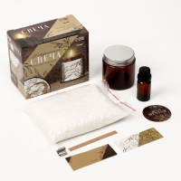 Свеча своими руками. Создание свечи &laquo;Sandalwood&raquo;, набор для творчества