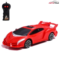 Машина радиоуправляемая &laquo;Суперкар&raquo;, работает от батареек, цвет красный