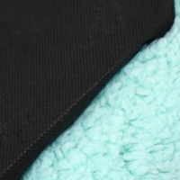 Лежанка для собак и кошек &laquo;Уют&raquo;, мягкий мех, 45 х 35 х 11 см, мятная