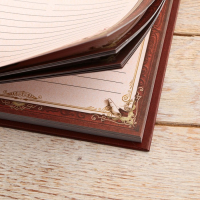 Родословная книга в шкатулке с пером и чернильницей &laquo;Древо&raquo;, 56 листов, 26 х 24 х 7 см.