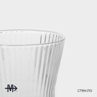 Стакан стеклянный Magistro &laquo;Грани&raquo;, 320 мл, 8,5&times;11 см