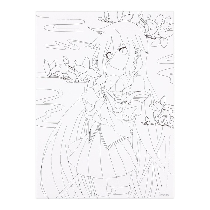 Раскраска акварелью с красками &laquo;Мои первые эскизы&raquo;, А4