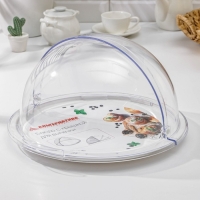 Блюдо для кондитерских изделий с крышкой, 39&times;38&times;22 см